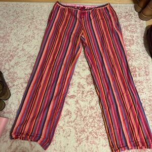 Pink Phi Beta striped pj pants